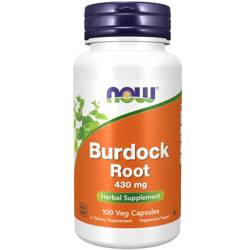 Now Foods Łopian (Burdock Root) 430 mg 100 kapsułek