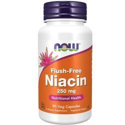 Now Foods Niacyna 250 mg Flush Free 90 veg kapsułek