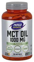 Now Foods Olej MCT 1000 mg 150 kapsułek