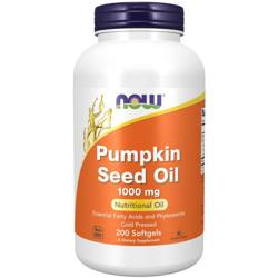 Now Foods Olej z pestek Dyni (Pumpkin Seed Oil) 1000 mg 200 kapsułek