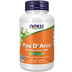 Now Foods Pau d'Arco 500 mg 100 kapsułek