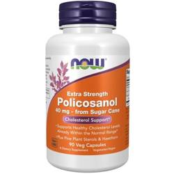 Now Foods Policosanol 40 mg Extra Strength 90 kapsułek