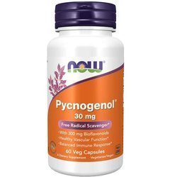 Now Foods Pycnogenol 30 mg 60 kapsułek