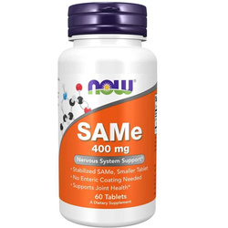 Now Foods SAMe 400 mg 60 tabletek