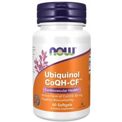 Now Foods Ubiquinol CoQH-CF 50 mg 60 kapsułek