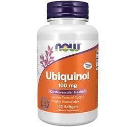 Now Foods Ubiquinol Koenzym Q10 100 mg 120 kapsułek