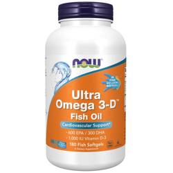 Now Foods Ultra Omega 3-D 180 kapsułek