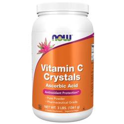 Now Foods Witamina C (Crystals) Kwas Askorbinowy Puder 1361 g