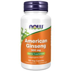 Now Foods Żeń-szeń Amerykański (American Ginseng) 500 mg 100 kapsułek