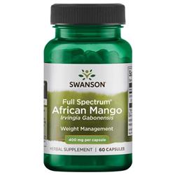 Swanson Afrykańskie Mango (Irvingia Gabonensis) 400 mg 60 kapsułek