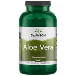 Swanson Aloes (Aloe Vera) 25 mg 300 kapsułek