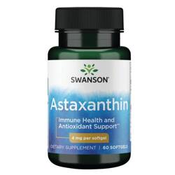 Swanson Astaksantyna (Astaxanthin) 4 mg 60 kapsułek