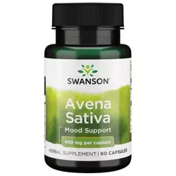 Swanson Avena Sativa 400 mg 60 kapsułek