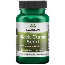Swanson Czarny Kmin (Black Cumin) 400 mg 60 kapsułek