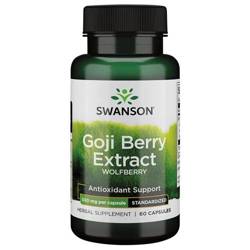 Swanson Goji (Wolfberry) Extract 500 mg 60 kapsułek