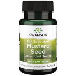 Swanson Gorczyca (Mustard) Seed 400 mg 60 kapsułek