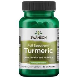 Swanson Kurkuma (Turmeric) 720 mg 30 kapsułek