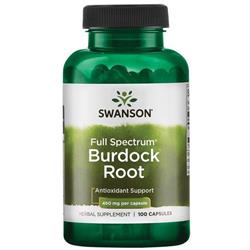 Swanson Łopian (Burdock Root) 460 mg 100 kapsułek