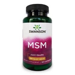 Swanson MSM Metylosulfonylometan 500 mg 100 kapsułek
