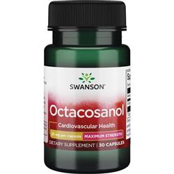 Swanson Maximum Strength Octacosanol 20 mg 30 kapsułek