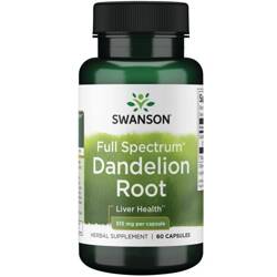 Swanson Mniszek Lekarski (Dandelion) 515 mg 60 kapsułek