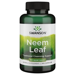 Swanson Neem Leaf (Miodla Indyjska) 500 mg 100 kapsułek
