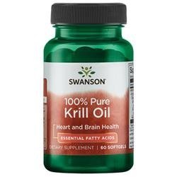 Swanson Olej z Kryla (Krill Oil) 500 mg 60 kapsułek