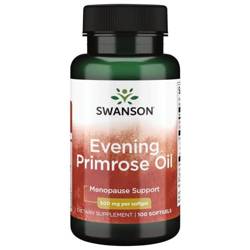 Swanson Olej z Wiesiołka (Evening Primrose Oil) 500 mg 100 kapsułek