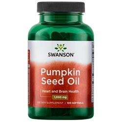 Swanson Olej z pestek Dyni (Pumpkin Seed Oil) 1000 mg 100 kapsułek
