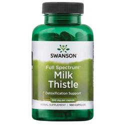 Swanson Ostropest Plamisty (Milk Thistle) 500 mg 100 kapsułek