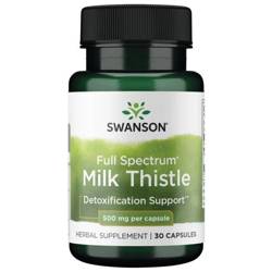 Swanson Ostropest Plamisty (Milk Thistle) 500 mg 30 kapsułek