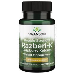 Swanson Razberi-K (Ketony Malinowe) 200 mg 60 kapsułek