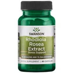 Swanson Różeniec Górski (Rhodiola Rosea) Extract 60 kapsułek