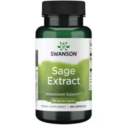 Swanson Sage (Szałwia) Extract 160 mg 100 kapsułek
