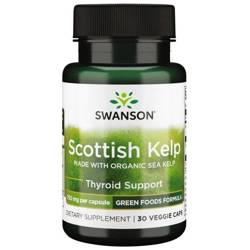 Swanson Scottish Kelp (Jod) 750 mg 30 kapsułek