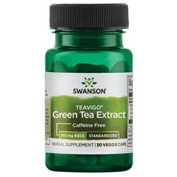 Swanson TEAVIGO Extract z Zielonej Herbaty 30 kapsułek