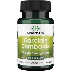 Swanson Tamaryndowiec Malabarski (Garcinia Cambogia) Extract 80 mg 60 kapsułek