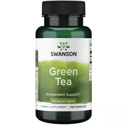 Swanson Zielona Herbata (Green Tea) 500 mg 100 kapsułek